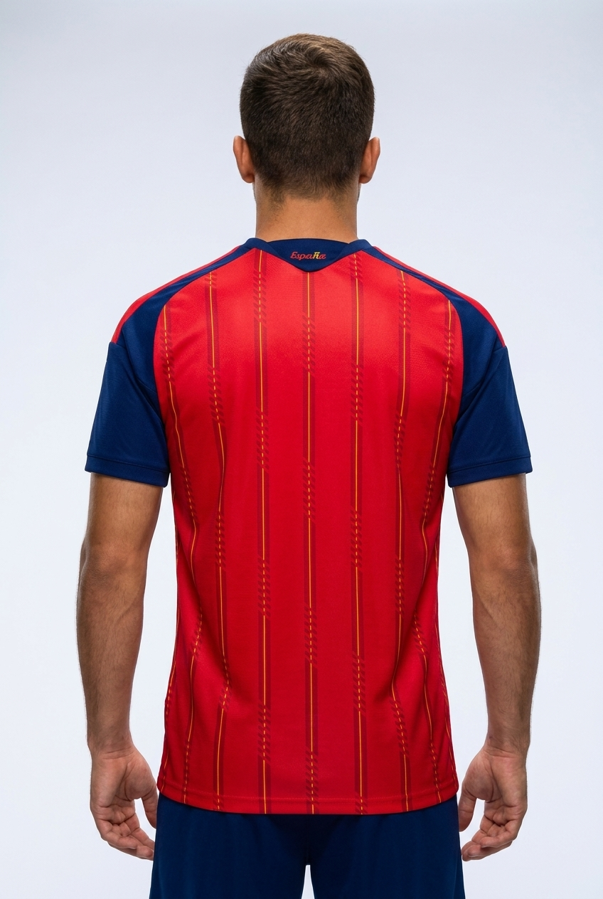 Spanje thuisshirt achterkant