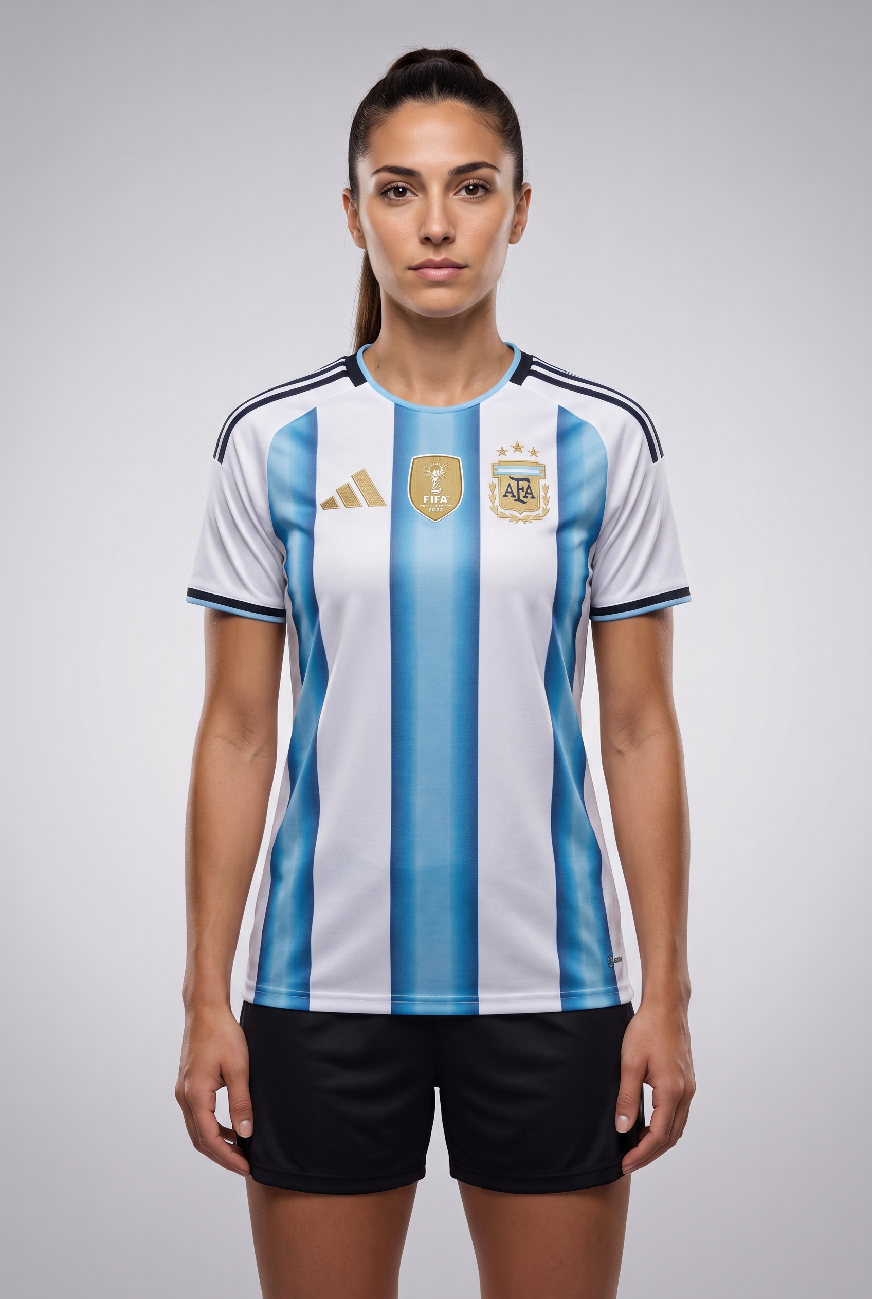 Argentinië thuisshirt achterkant